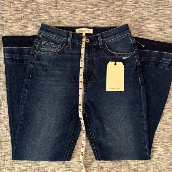 Current/Elliot The Boulevard Mid Rise Crop Bootcut Jeans Sz 26 NWT | Bootcut - - Picture 6 of 11